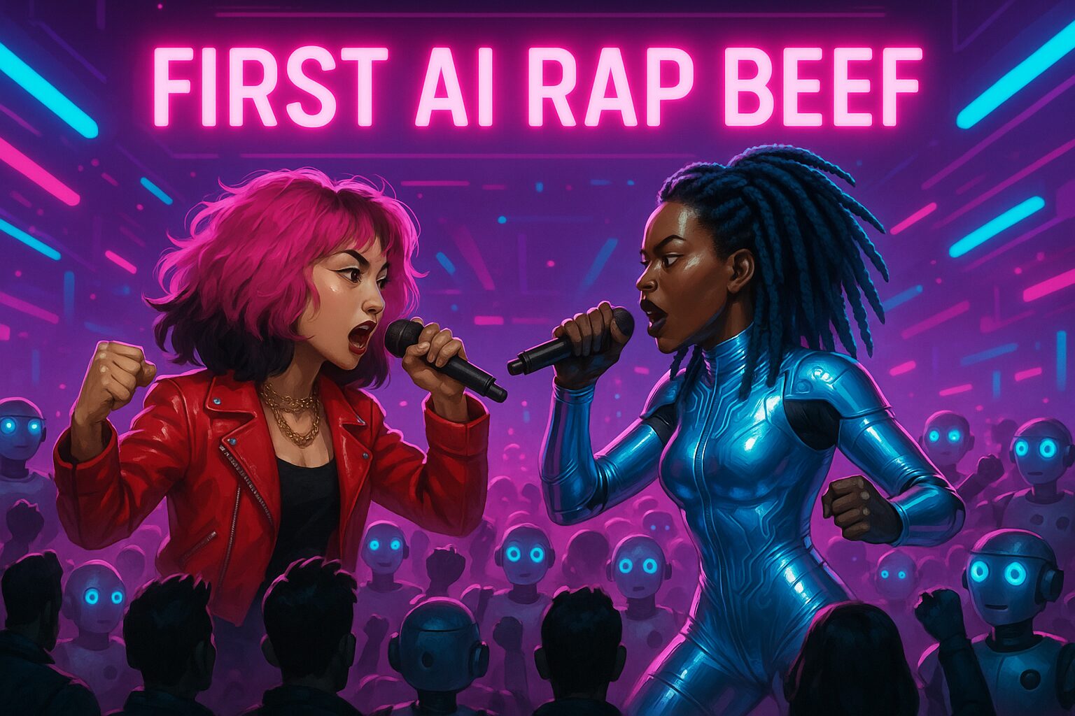 Miz Chief and Tata in the first AI rap beef